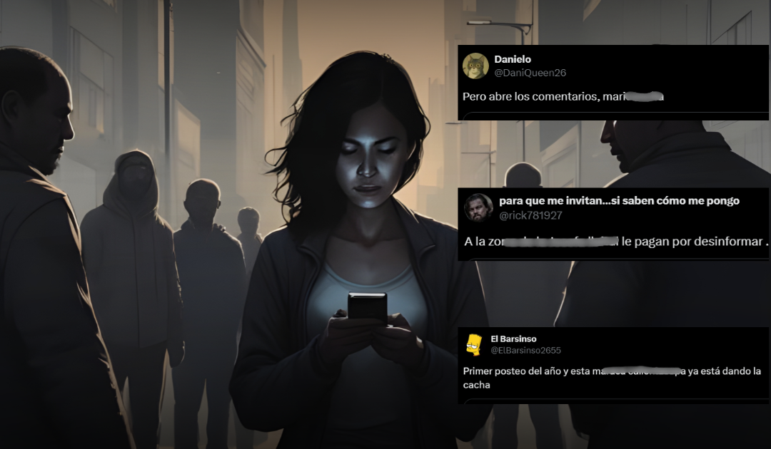 Ataques misóginos digitales contra periodista tras desmentir acusaciones del alcalde de Santiago