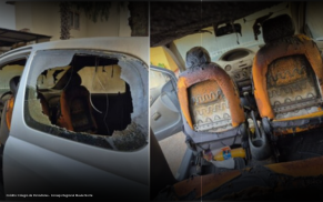 Incendian vehículo de periodista del medio Teno Informado en presunto acto de amedrentamiento